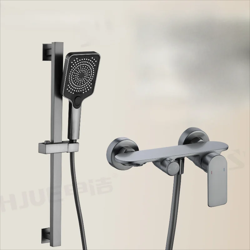 

Полностью медный смесительный клапан. Бачок для душа. Смеситель для горячей и холодной воды. Смешанная ванная комната, подходящая для спален и гостиной.