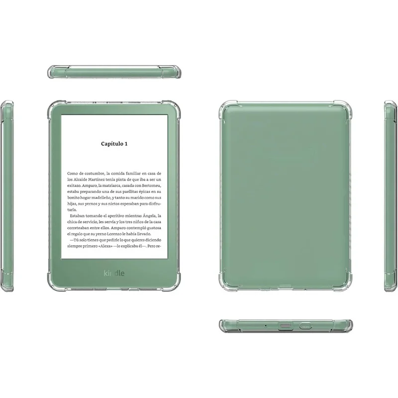 

Airbag Anti-fall E-book Protective Cover for Kindle 11th Transparent TPU Protective Case for Kindle 2022/2024/K6 DZSBHT02