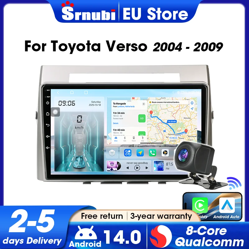 9-Zoll-Autoradio GPS-Navigation Multimedia-Videoplayer Android Auto Bluetooth-Stereosystem für BYD Dolphin 2019-2026 Kabelloses Carplay Plug-and-Play