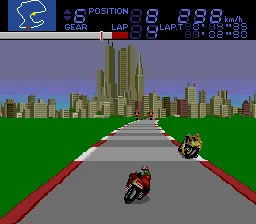 16 بت محرك الكمبيوتر HU-CARD: باري باري DENSETSU (باري باري أسطورة-تايتو سباق الدراجات)