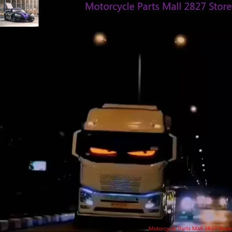 Truck Eye LED Matrix Pixel Panel Lighting Graffiti Scrolling Text Board Windshield Advertising Screen remote Control for Truck