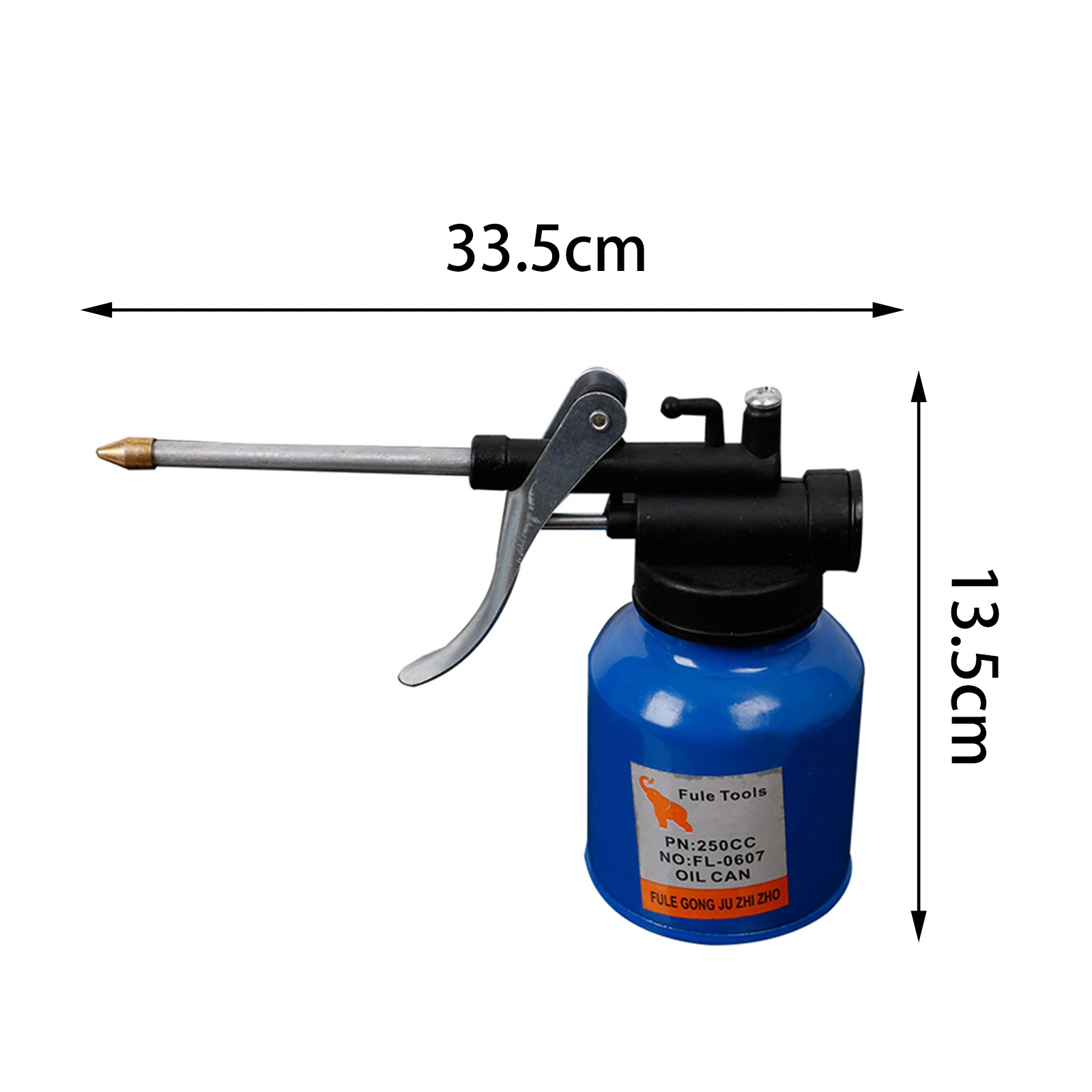 High Pressure Thumb Pump Oiler with Long Nozzle Oil Pot Spray Can Lubrication Oil Can Bottle for Auto Home Lubricating Airbrush