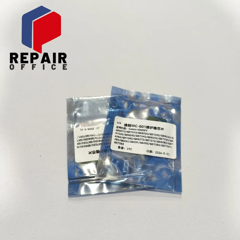 10X Maintenance Cartridge Chip for CANON GX6010 GX6020 GX6030 GX6040 GX6050 MC-G01