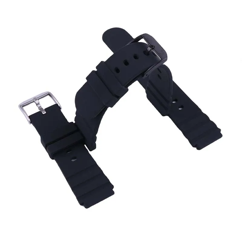 Luminox 3901 3001 3000 실리콘 시계 밴드 스포츠 손목 밴드 팔찌와 호환되는 남성용 Rubbe 시계 스트랩 버클 액세서리