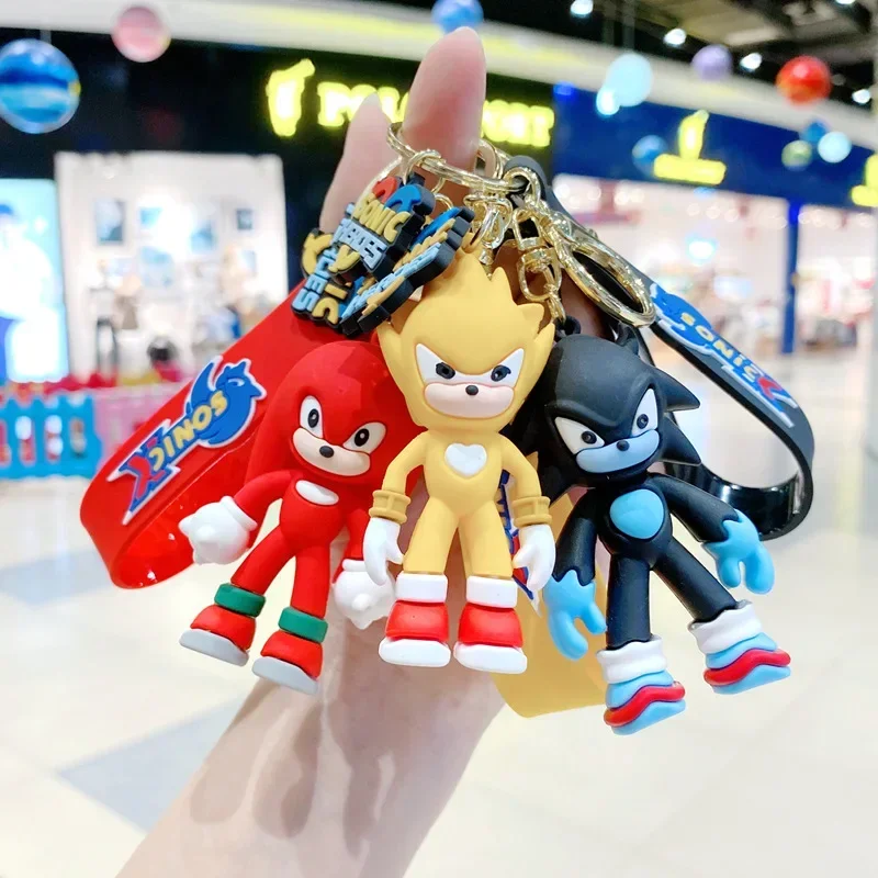 Cartoon Super Sound Mouse Cute Variable Speed Sonic Keychain Car Keychain Couple Bag Pendant Decoration Small Gift