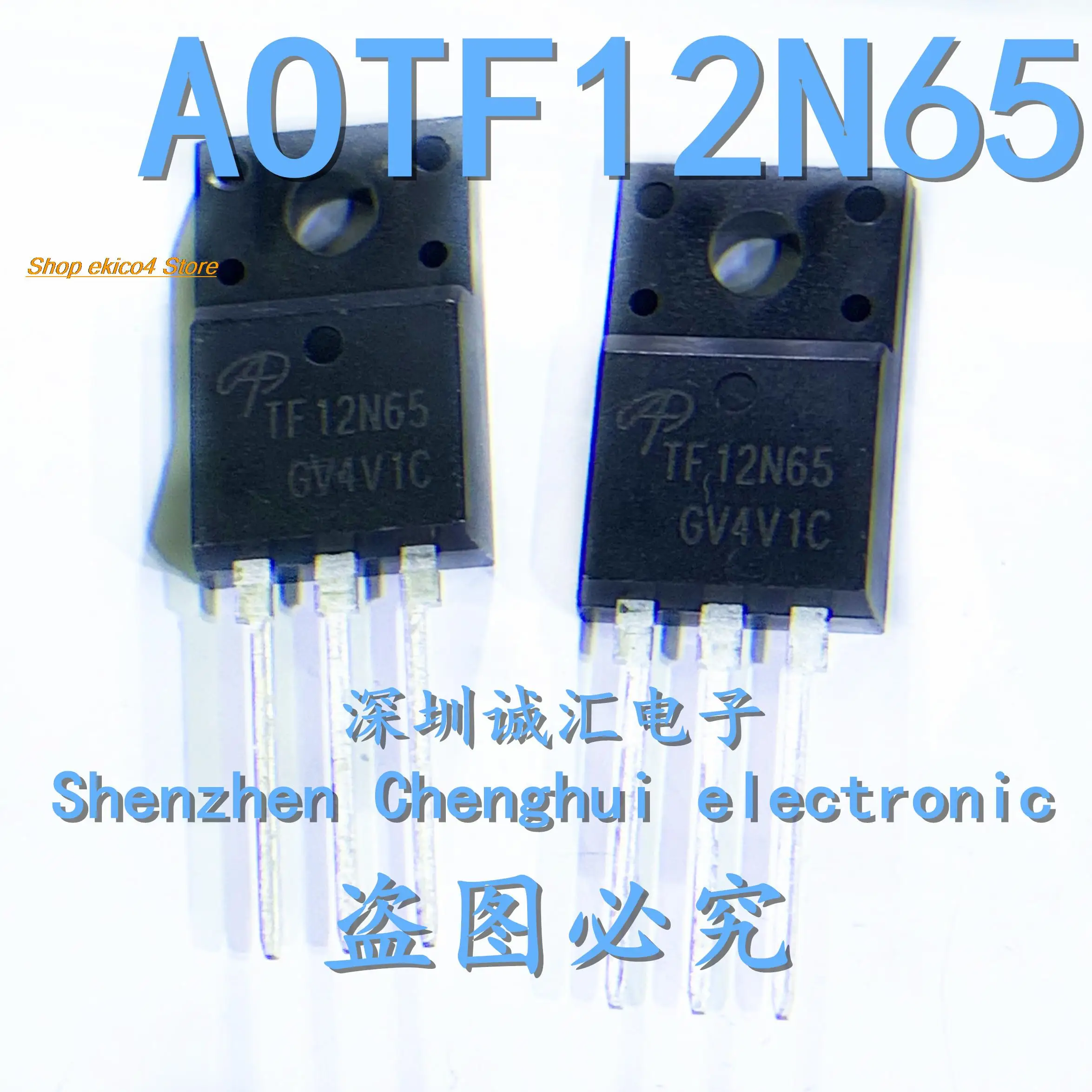 10 шт., Оригинальные запасные части AOTF12N65 TF12N65 650v TO-220MOS 12a