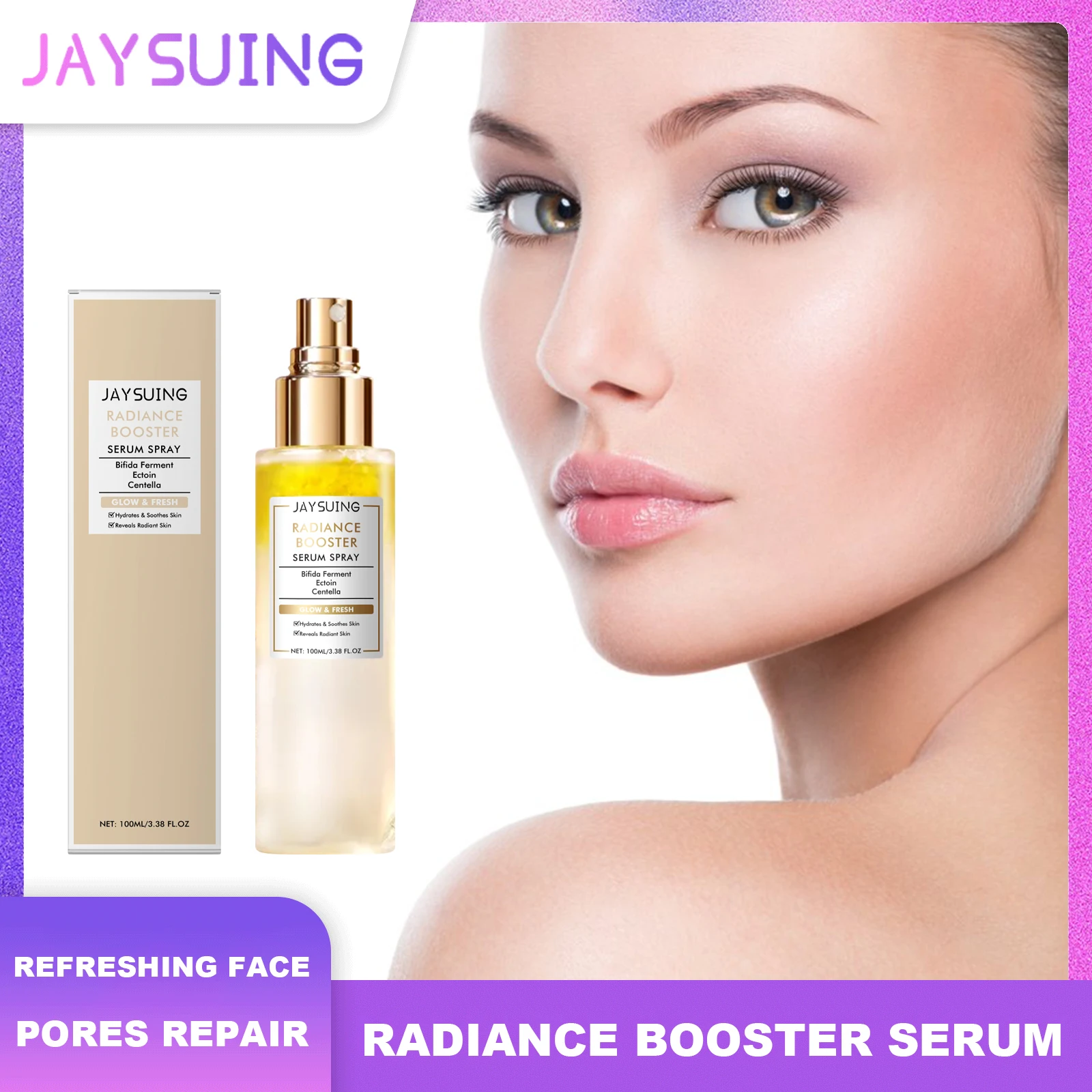 

Сыворотка-спрей Radiance Booster, увлажняющий, для чувствительной кожи, питательный туман для лица, выравнивающий тон кожи, зимний уход за кожей