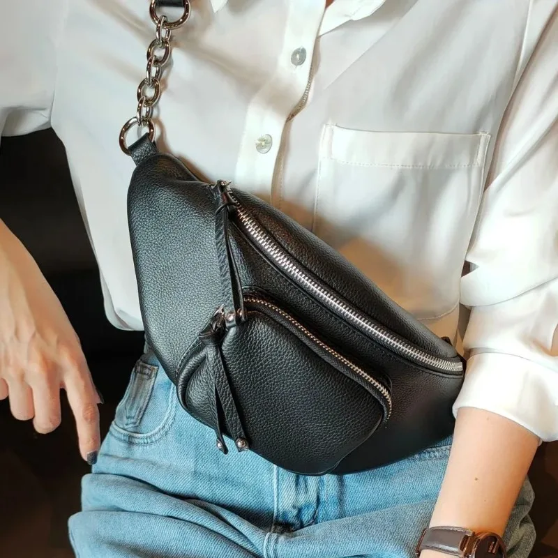

Women's 2026 New Shoulder Crossbody Waist Bag Luxury Designer Brand Fashion Small Bag Advanced Sense Instagram Trendy Chest Bag