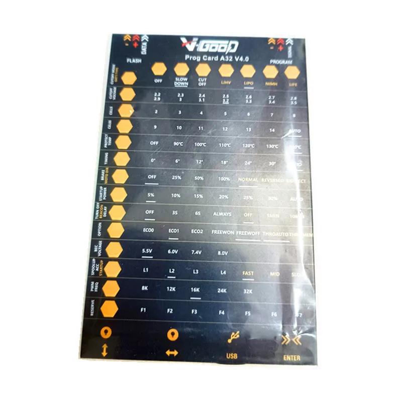 V-GOOD Airplane-32 Series JAGGER Program Card Programming card box update ESC program fine-tune parameter