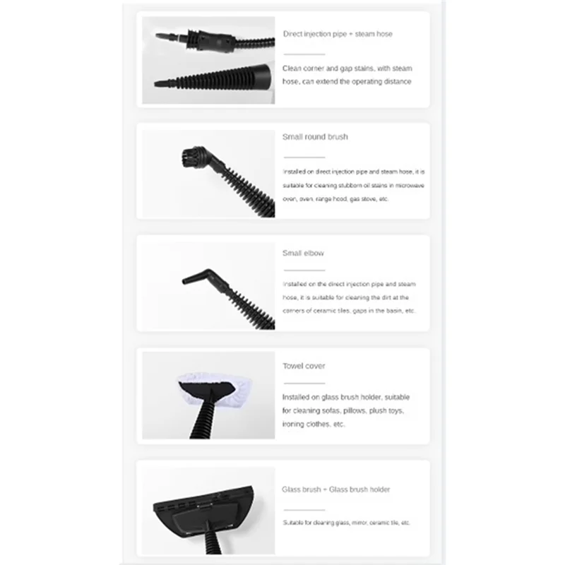 Pulitore a vapore elettrico ad alta pressione portatile per la pulizia del condizionatore d'aria multiuso Spina europea