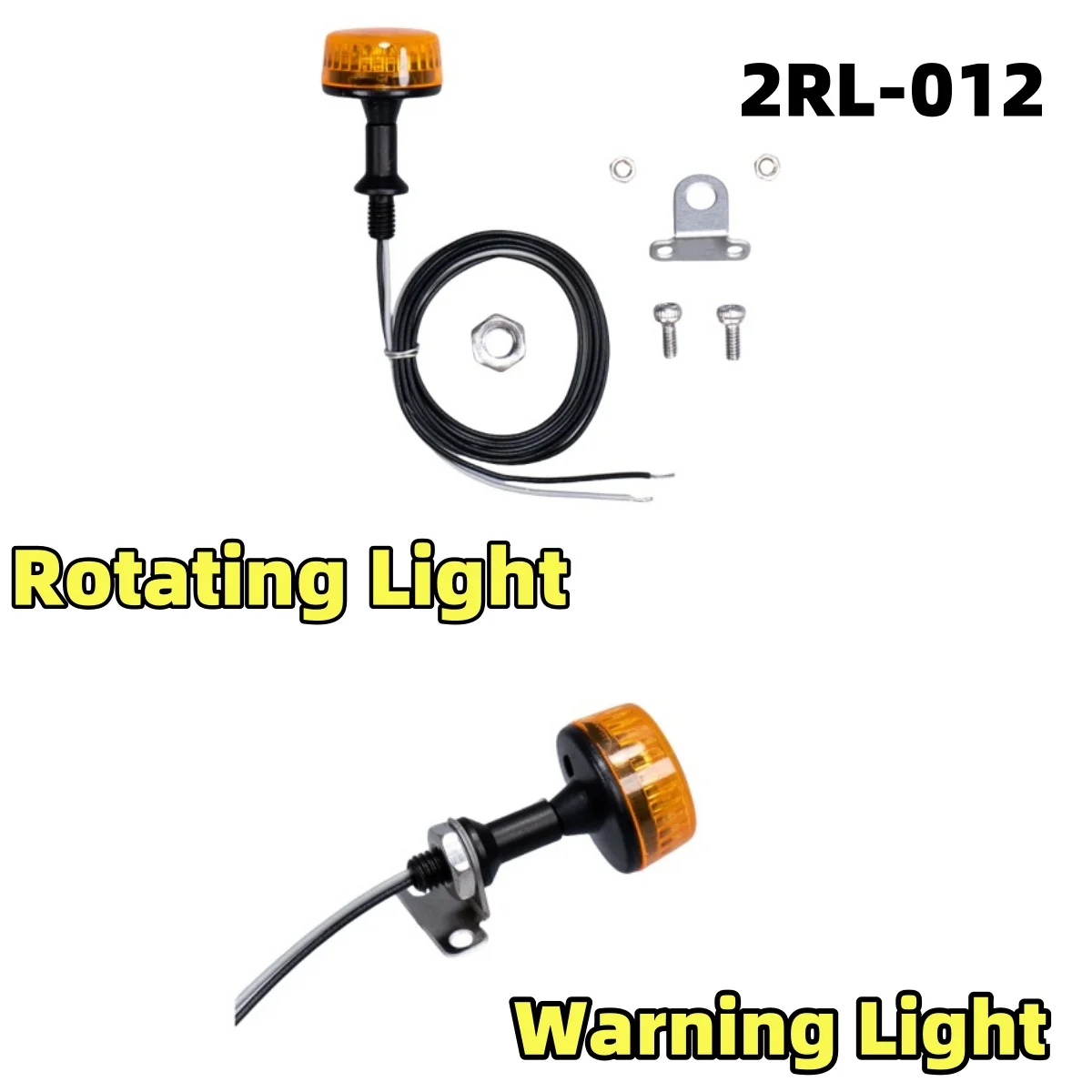 Universele Techniek lamp Afstandsbediening 2RL-012 Voor 1/14 Tamiya RC Truck Scania Benz VOLVO MAN Waarschuwingslampje Dump Truck onderdelen