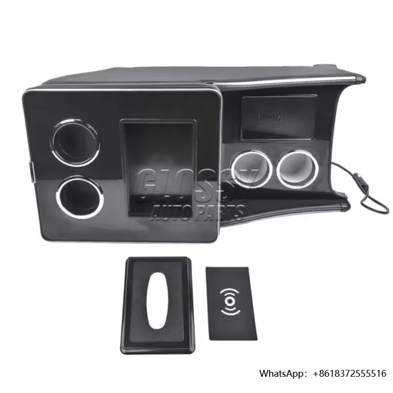 

X Glossy Armrest Box Central With Wireless Charging For Vito 2016-2021