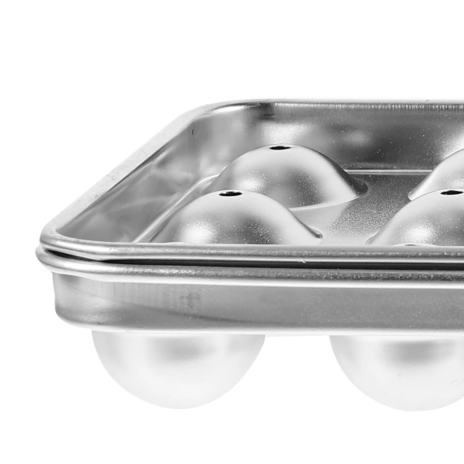 

1pc Ball Shaped Mold Stainless Steel Round Cube Tray For Cooler Drinks Diy Refrigerator Ice Box Household Ice Making Tool