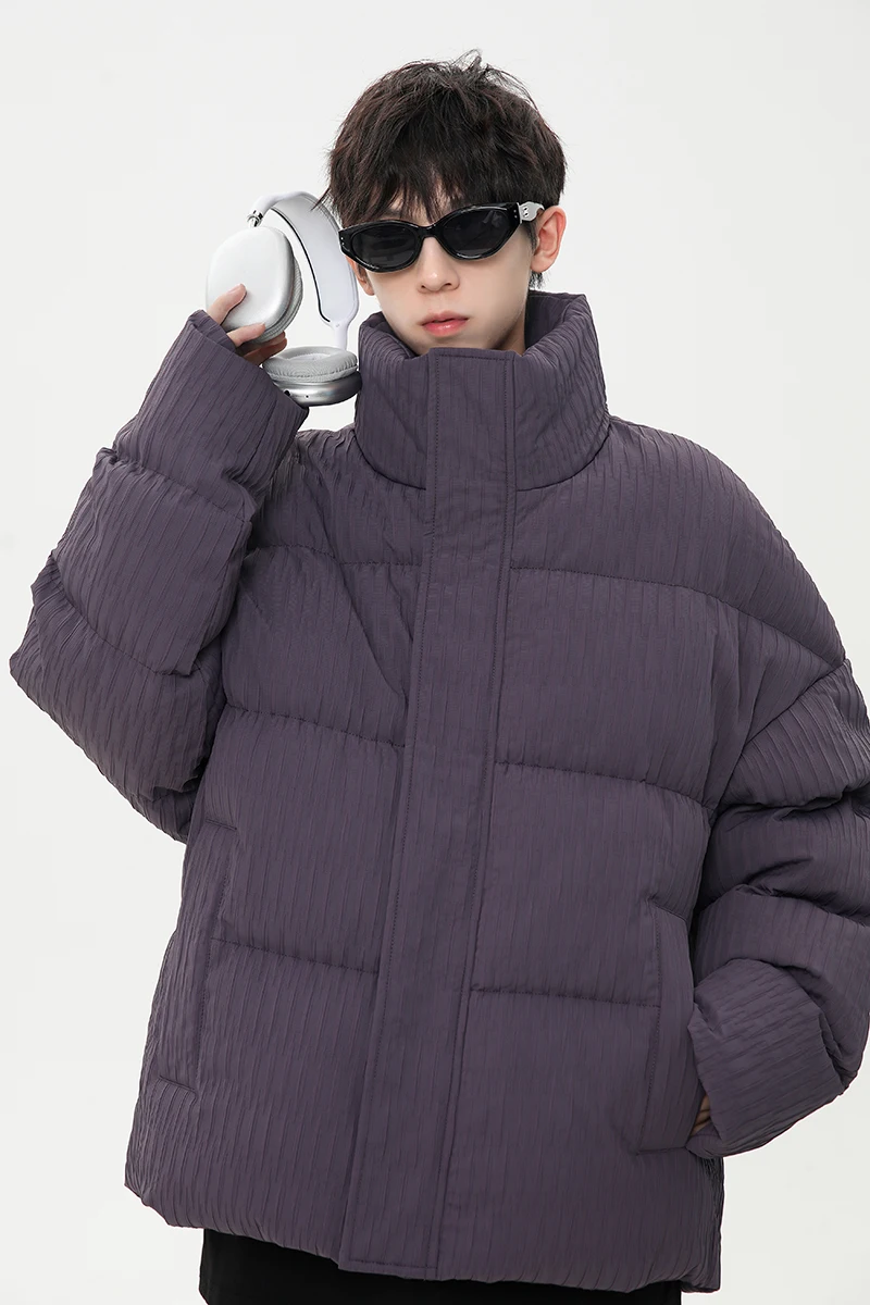 

Winter Thicken Warm Parkas Man Outdoor Leisure Parkas Thickened Hooded Puffer Jacket For Men Women Casual Loose Fit Outerwear
