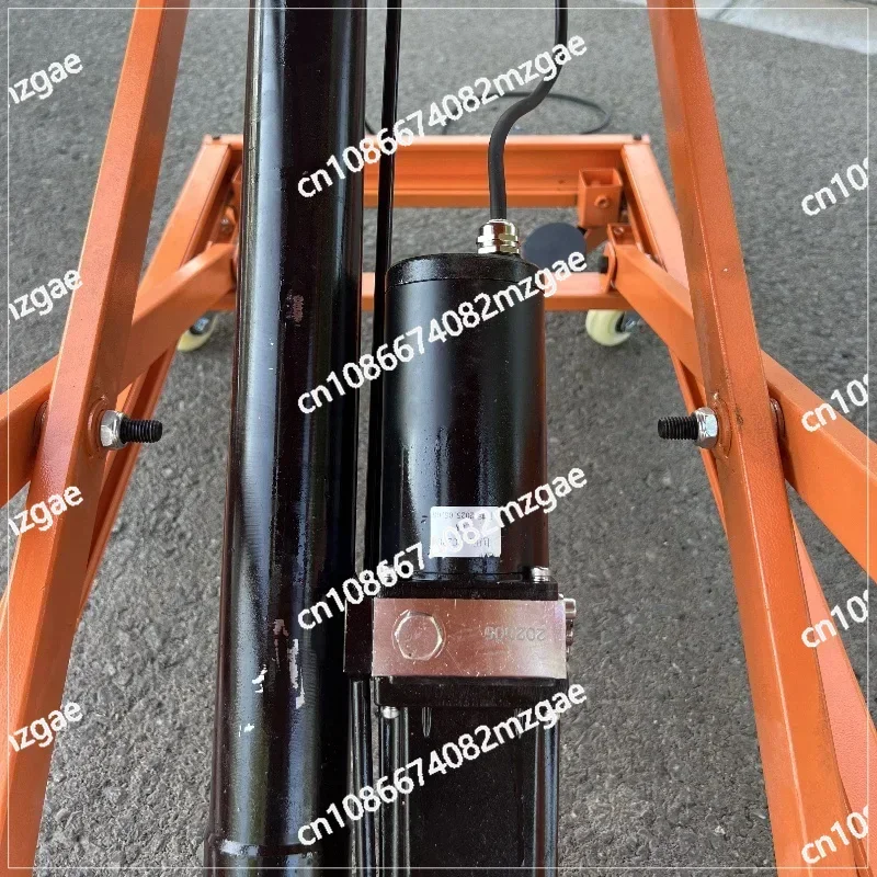 مقعد رفع هيدروليكي كهربائي، عربة تعمل بالقدم، ديكور متحرك فقط، بلاط تجصيص الجدران، عربة مسطحة #1