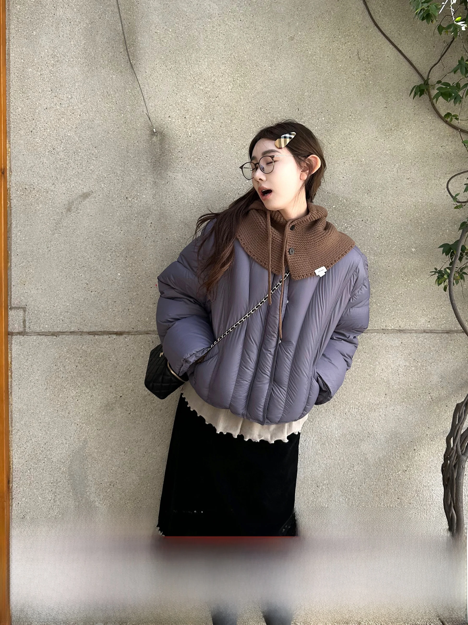 

Женская зимняя куртка Zoe Anymore: теплая, свободная, с наполнителем из 90% белого пуха, в корейском стиле