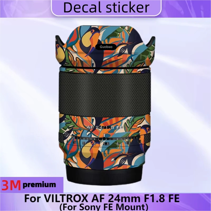 

For VILTROX AF 24mm F1.8 FE for Sony FE Mount Lens Sticker Protective Skin Decal Film Anti-Scratch Protector Coat AF24 F/1.8