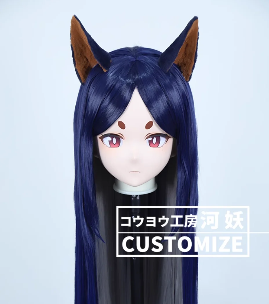 

C-10160 Customize Full Head Resin Cartoon Cosplay Japanese Character Anime Role Play Crossdress Kigurumi Mask With Back Shell