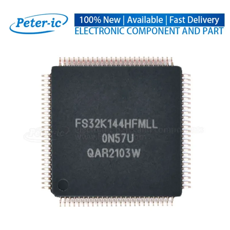 FS32K144HFT0MLLT FS32K144HFT0MLL FS32K144HFT0MLLR LQFP-100 512KB 2.7V~5.5V ARM-M4 Microcontrollers CPU Available Peter-ic (1pcs)