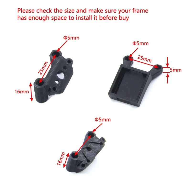 Replacement parts 3D Printed TPU Holder Antenna Fixed Bracket GPS Mount T-shaped Seat for FPV Drone GEP-MK5D O3 MARK5 DC  Frame