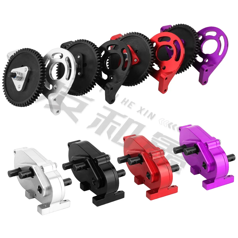 

Редуктор переднего мотора и раздаточная коробка для SCX10 I II 90046 Capra TRX4 LCG с 30% увеличенной скоростью