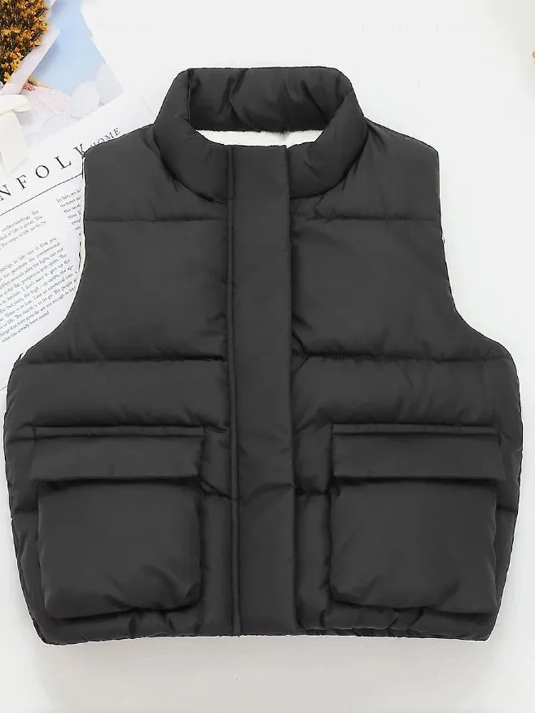 High Quality Cotton Waistcoat Autumn Winter Warm Girls' Vest Plush Lining Children's Vest All-match Baby Vest Sleeveless Coat