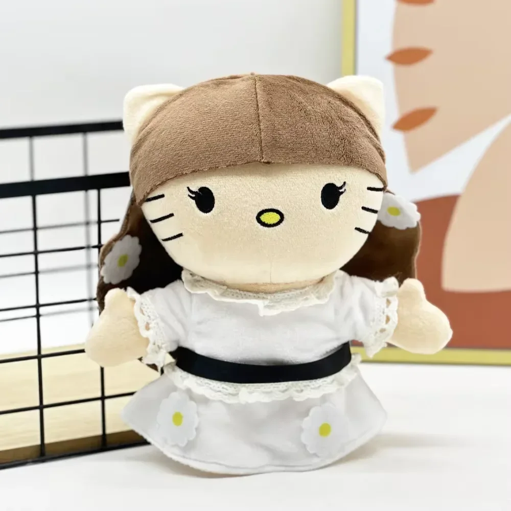 

Hello Kitty Selena Lana Del Rey Plush Doll White Dress Girls Figure Stuffed Toys Cute Boys Girls Birthday Christmas Gift