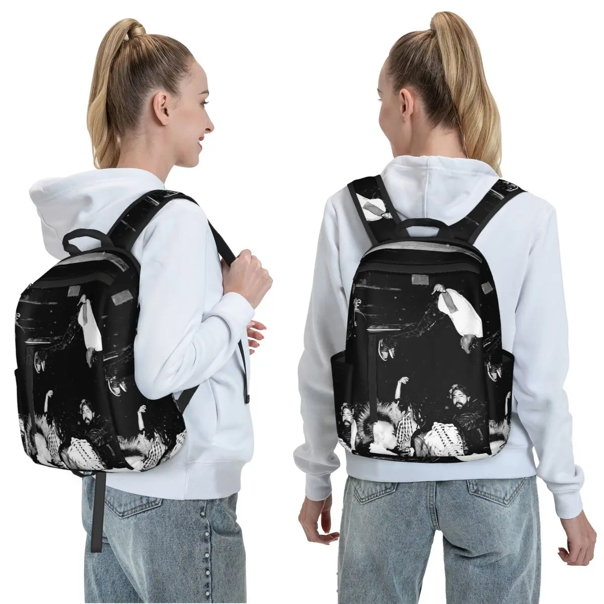 Rapper Playboi Carti Die Lit Backpack Daypack Large Capacity Kids BookBag School Bag Shoulder Bags for Men Women