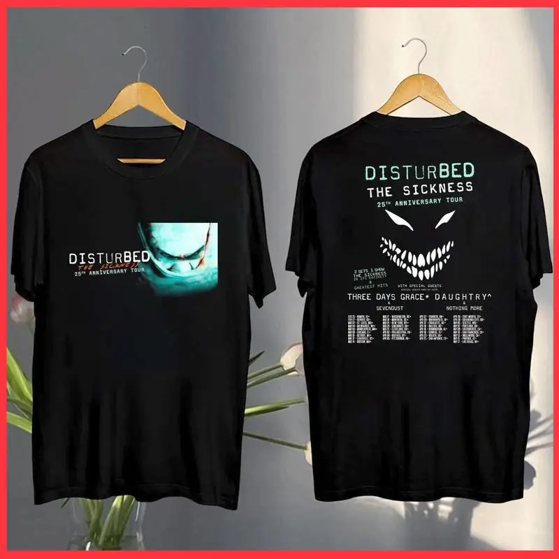 2025 Disturbed The Sickness 25th Anniversary Tour Camiseta