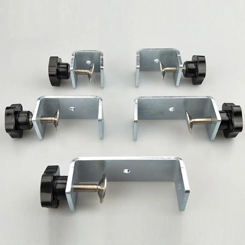 2PCS Galvanized U-shaped Angle Adjustable Square Tiger Clamp Bracket Saddle Clamp Connector Suspension Rod Pipe Clamp Thickened