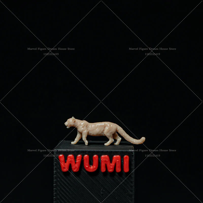 1/64 1/43 1/35 Bilancia Scena In Miniatura Bambola Sottespecie Di Animali Felini Neofelis Nebulosa Brachyurus Non Panited Mini Figura Bianca