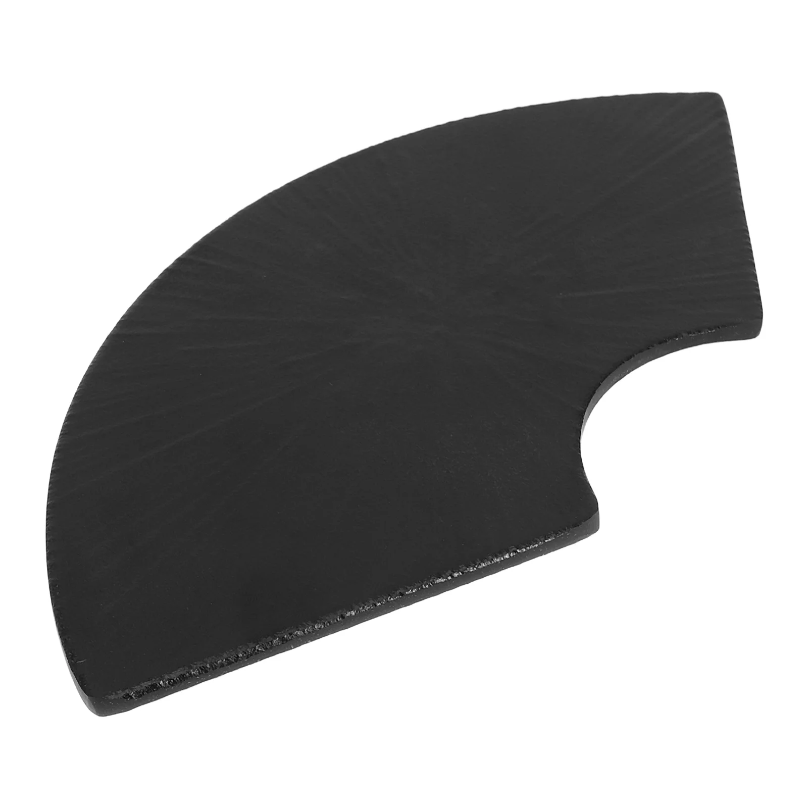 

Elegant Japanese Sushi Plate Fan Shape Smooth Edges Decorative Serving Dish for Sashimi Pasta Fruit Snacks and Appetizers