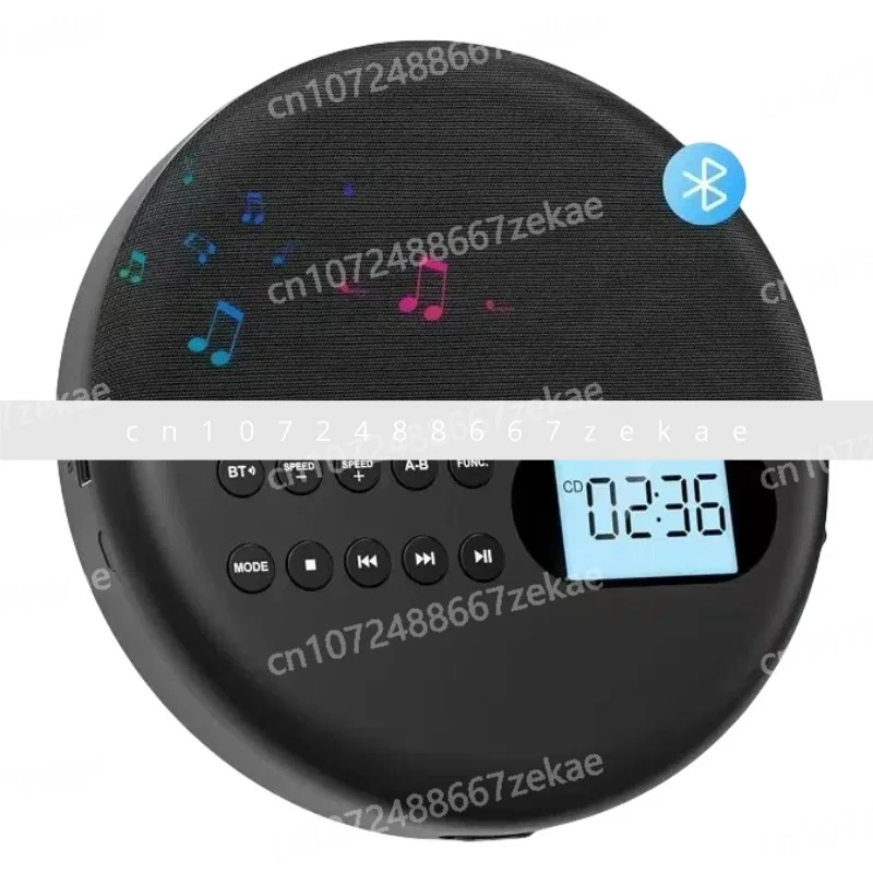 

Многофункциональный Bluetooth CD-плеер, стереосистема с двумя динамиками, ударопрочный, с USB и функцией повтора