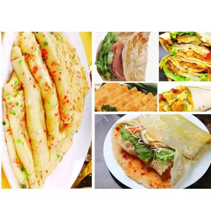Single Head Adjustable Temp Electric Crepe Maker Non-Stick Round Plate Stainless Steel Commercial Pancake Griddle