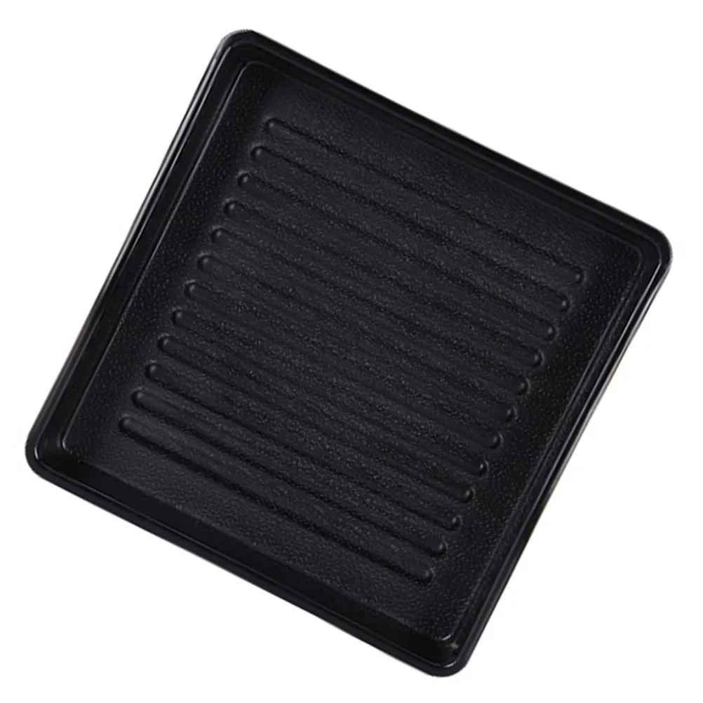 Sturdy Square Food Plate Melamine Hot Pot Plate Multi-Function Serving Tray for Sushi Sashimi Shrimp Paste Meatball Bbq Western