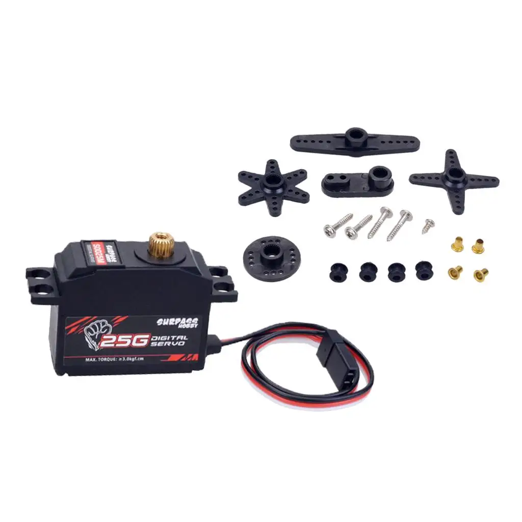 25 جرام من البلاستيك والعتاد المؤازر ل 1/12 RC سيارة الطائرات RC قارب روبوت S0025M #1