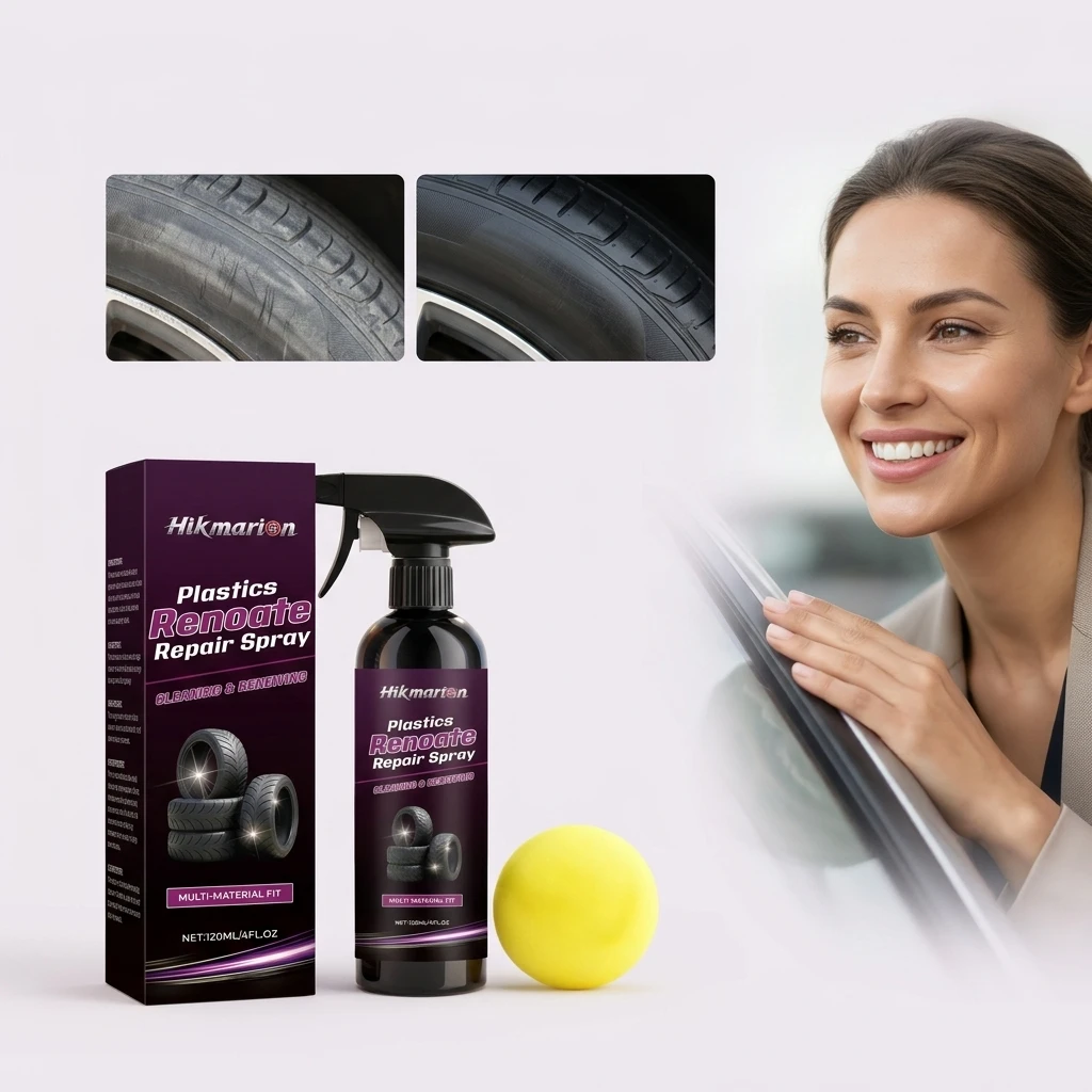 Car Interior Polishing Spray Refurbish Faded Plastic Parts Boost Gloss Maintains Surface Smoothness Multi Purpose Cleaning Agent view 5