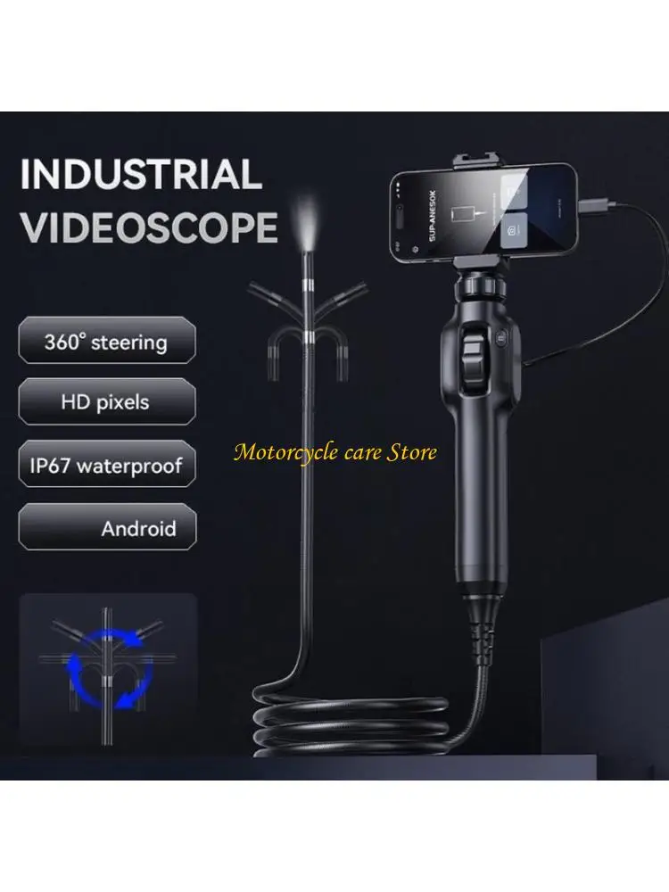 

Портативная двухсторонняя камера эндоскопа U75F с высокой визуализацией водонепроницаемой проверки для дома DIY и использования