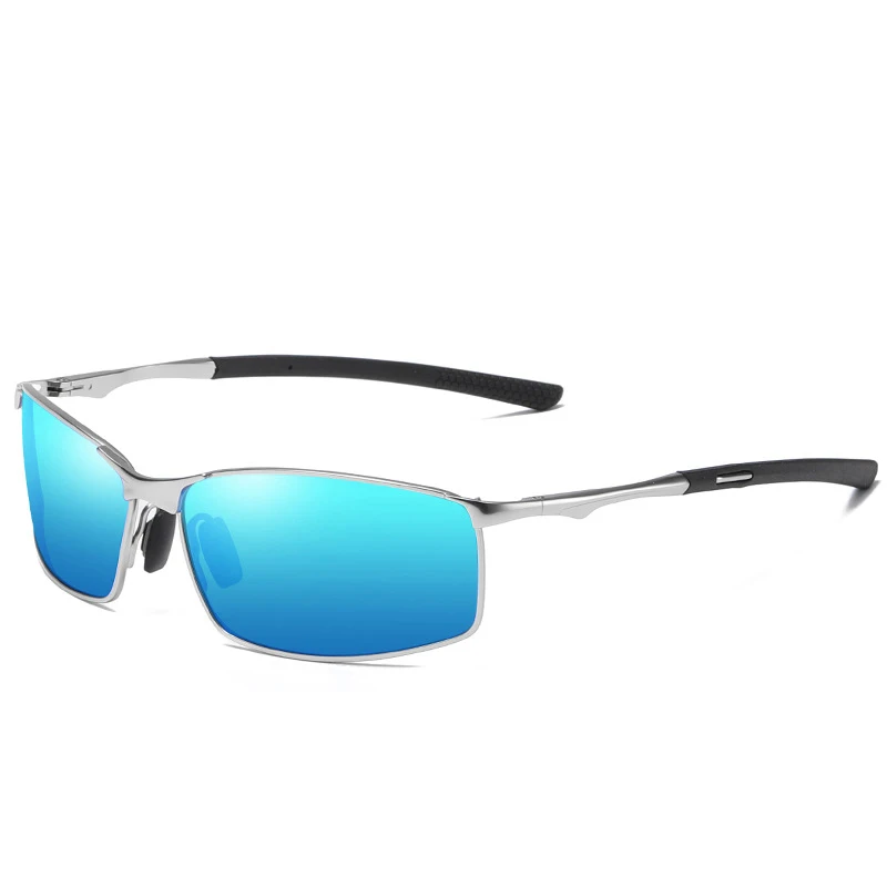 Lunettes de soleil polarisées pour hommes, de haute qualité, pour sport en plein air, conduite, pêche, monture métallique, gafas de sol hombre