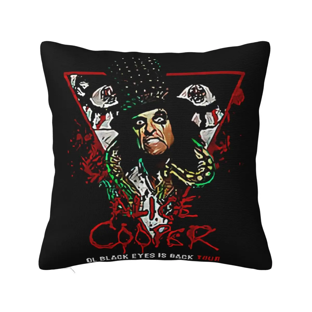 Alice Cooper Ol Black Eyes Is Back Size S 2XlWarmer Interested Pictures Cheap Sale Game Top Pillow Case