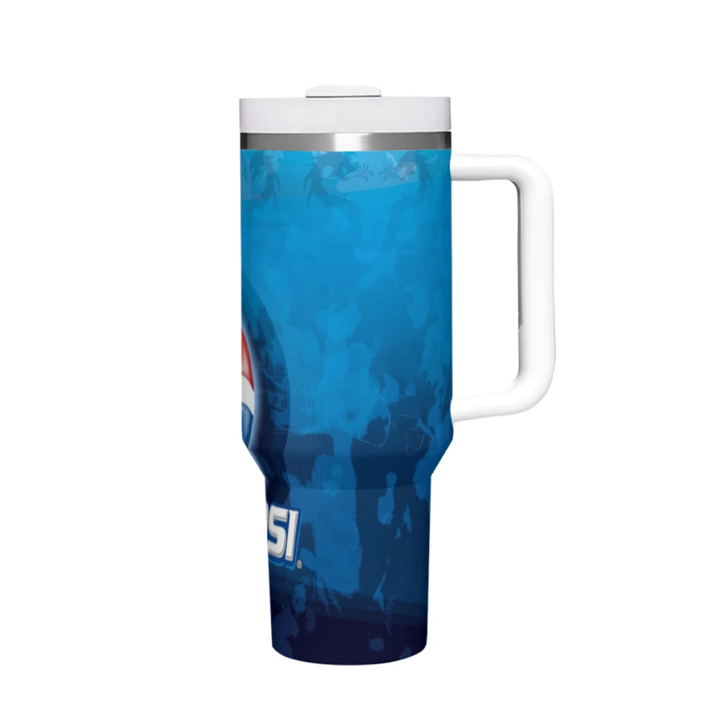 Car Travel Mugs P-Pepsi Cola Stainless Steel 304 Tumbler Water Bottle 40oz/1200ml