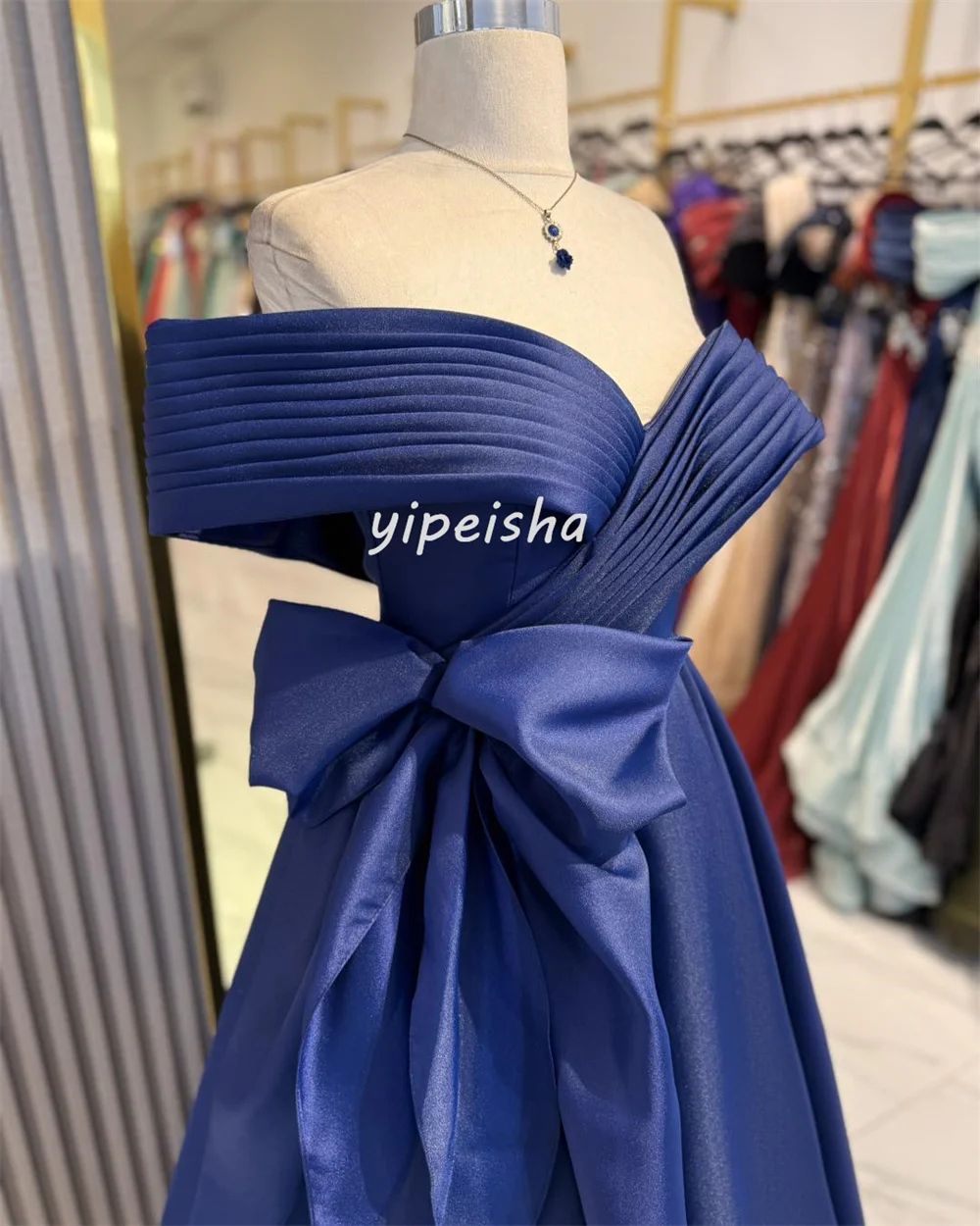 Индивидуальные современные стильные одинаковые платья трапециевидной формы с бантом из органзы и без бретелек, длинные платья на заказ, классические платья высокого качества