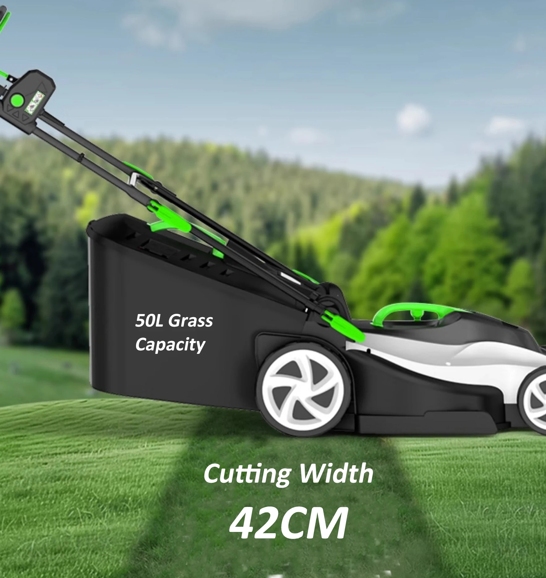 Trolley-style 220V Garden Lawn Mowers for Park Lawn Trimming Grass Cutting Courtyard Grass Pruning Garden Tools
