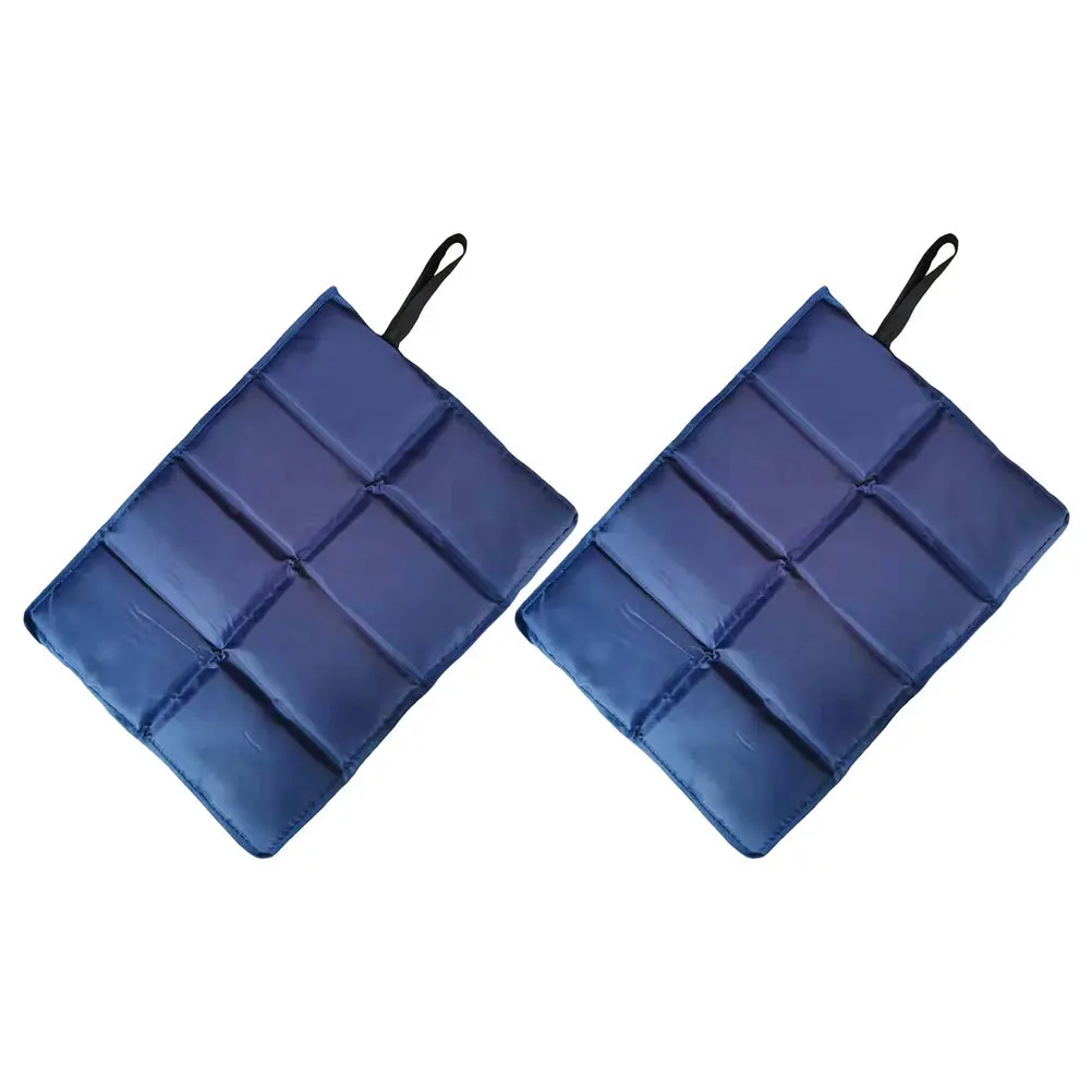 

2Pcs Waterproof Camping Seat Cushion Pad Comfortable Oxford Cloth Folding Portable Picnic Mat Outdoor Seat Pad for Hiking Beach
