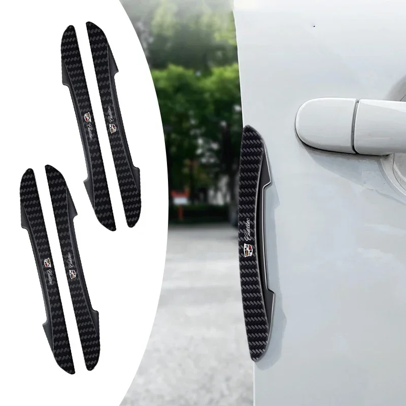 Bande de protection autocollante Anti-Collision pour carrosserie de voiture, 4 pièces, pour Cadillac Escalade CTS ATS SRX STS XT5 XT4 XT6 XTS CT4