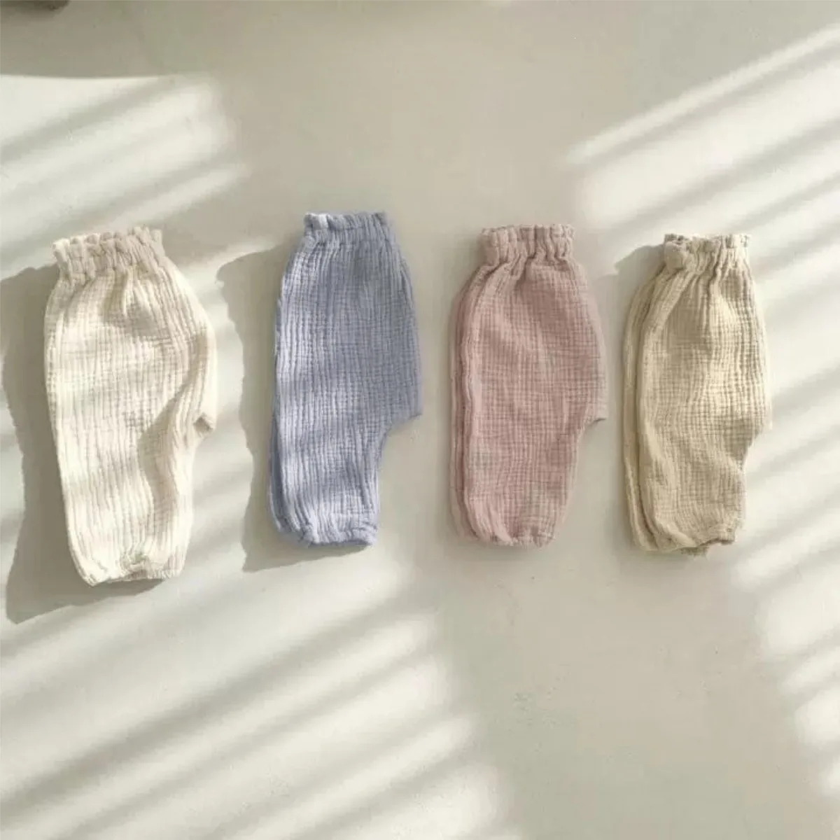 2026 Summer New Baby Thin Cotton Casual Pants Newborn Loose Mosquito-proof Pants For Boys Girls Harem Pants Children Clothes