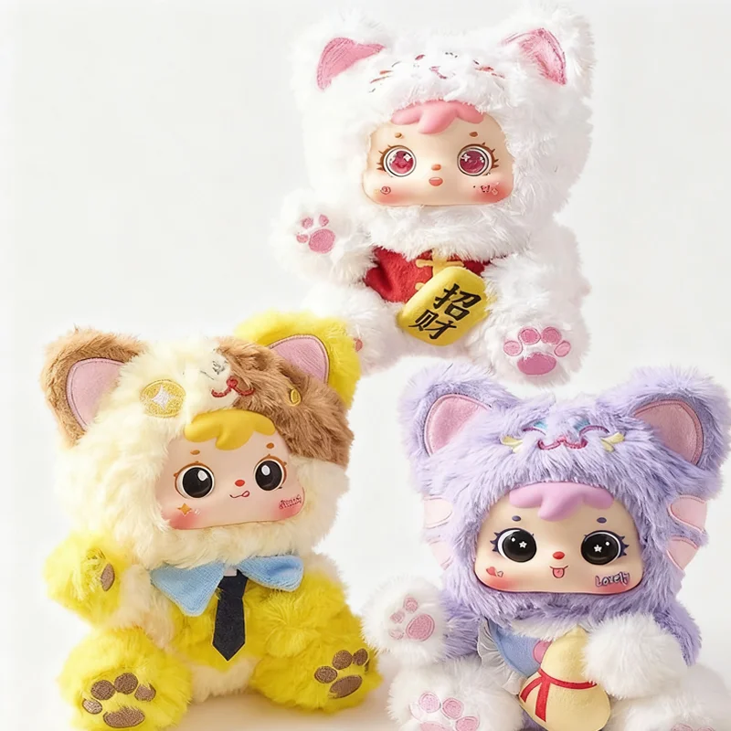 

Сэмюэл Мяу, счастливый кот, серия загадочных слепых коробок, рюкзак, подвеска, украшение комнаты, модные игрушки, куклы, подарок на день рождения для девочек