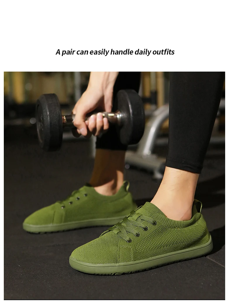 Weitzeige Schuhe Herren Zero Drop Minimalistische Mode Einfache Casual Sneaker Barfußschuhe Damen Joggingschuhe Mesh Wanderschuhe – Detail 5