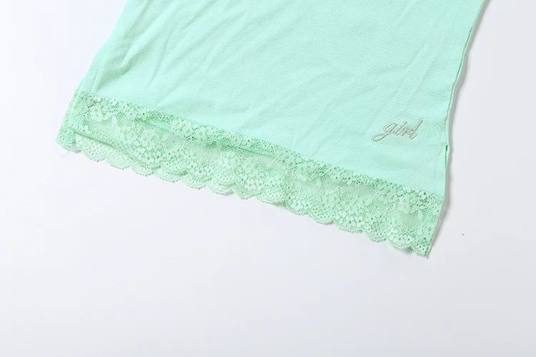 Weird Puss Spitzen-Patchwork-Camisole für Damen, tief ausgeschnitten, eng anliegend, mit seitlichem Schlitz, Midnight Sexy Hottie, wilder Sommertrend, Streetwear – Detail 17