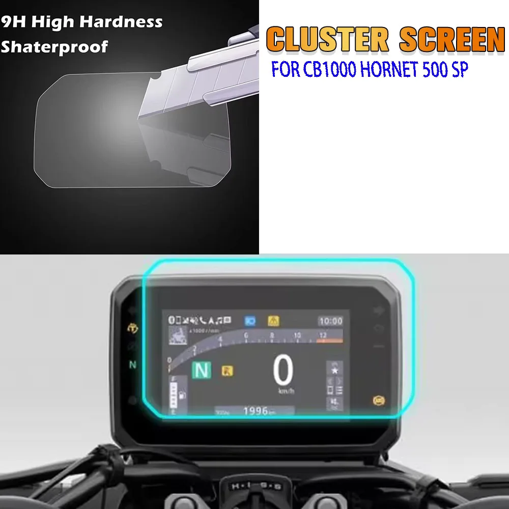 

For Honda CB1000 Hornet 500 SP 2025-UP Speedometer Guard Cluster Screen Scratch Protection Film Dashboard screen Protector